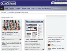 Tablet Screenshot of jexpoz.com